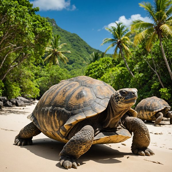 Quelle croisière offre des excursions pour observer les tortues géantes aux Seychelles?